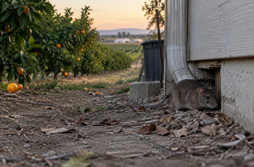 From Orchards to Attics: How Central Valley Agriculture Can Drive Rodents Toward Nearby Homes
